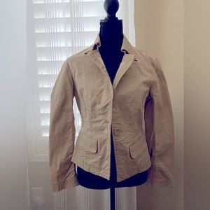 Elevenses Anthropologie cotton blazer, Sz 8.